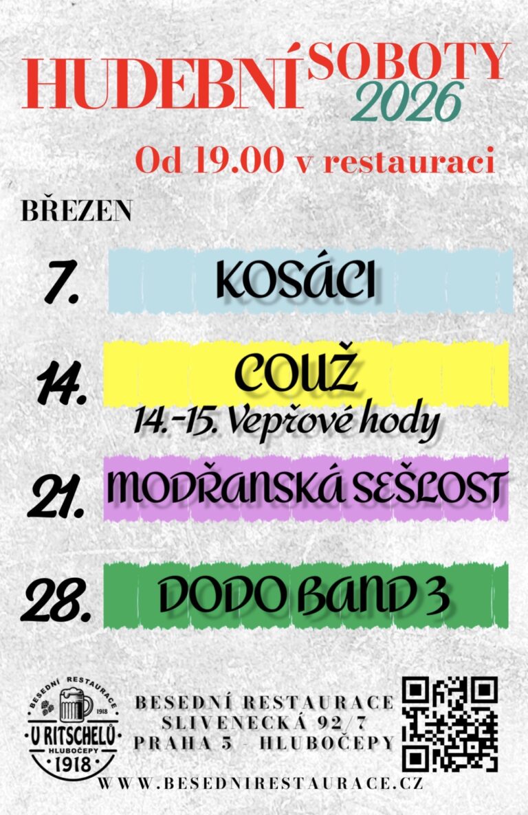 Hudební soboty březen